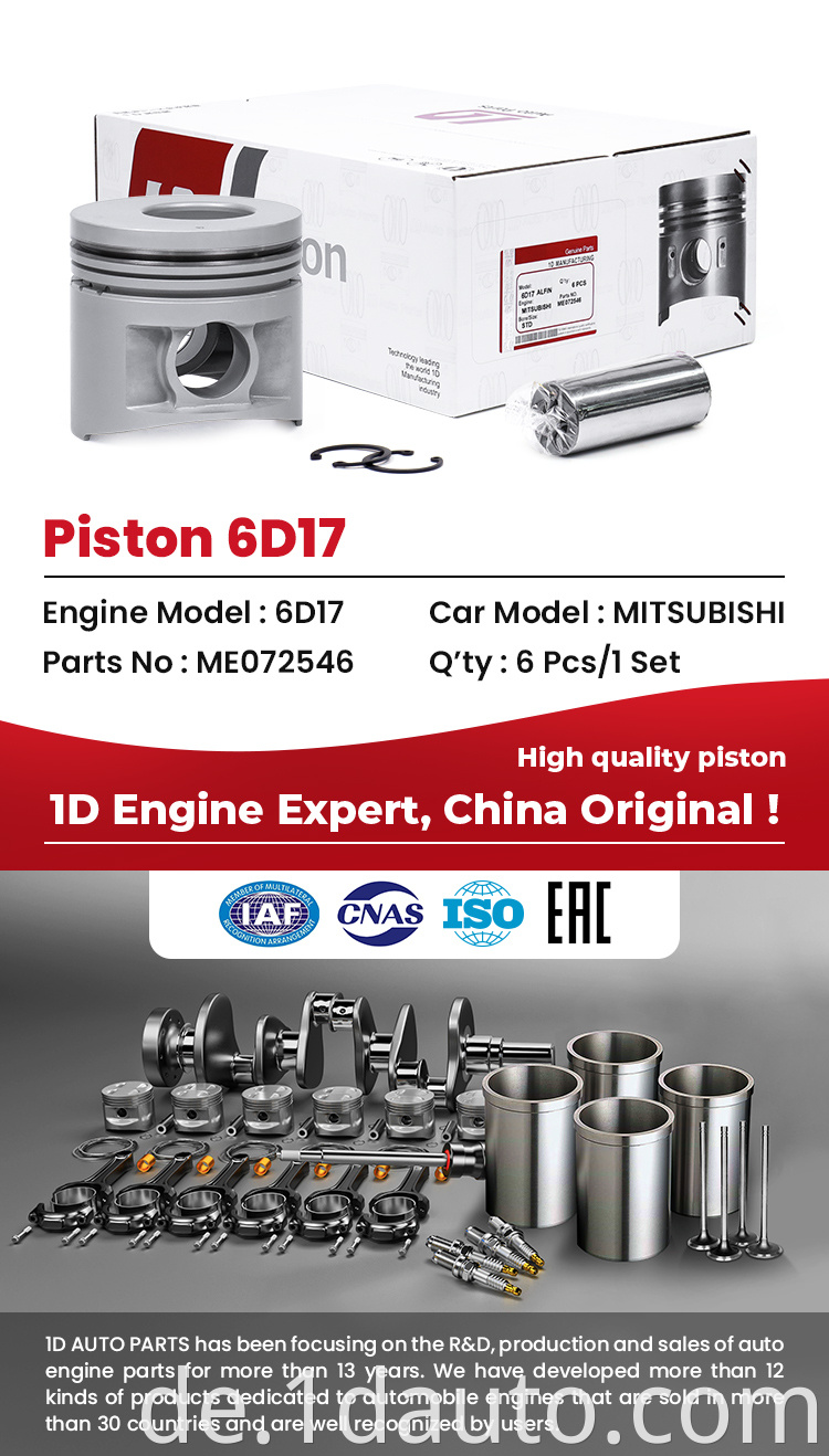 AUTO PARTS Engine PISTON for MITSUBISHI 